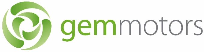 Gem Motors Device mark 3571373 Trademark