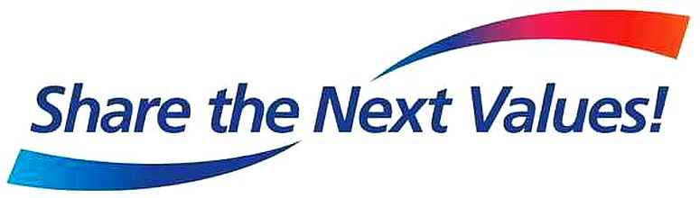 Share The Next Values! Device mark 3539160 Trademark