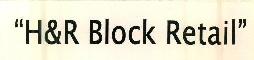 "h&r Block Retail" Device mark 2519414 Trademark