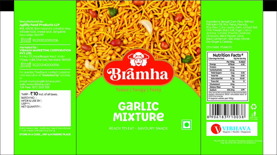 Bramha -  Garlic Mixture Device mark 6567858 Trademark