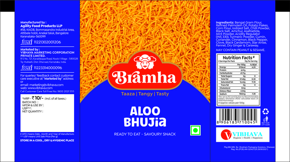Bramha -  Aloo Bhujia Device mark 6567856 Trademark