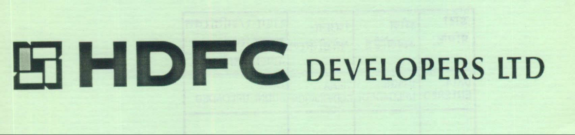 Hdfc Developers Ltd Device mark 2062392 Trademark