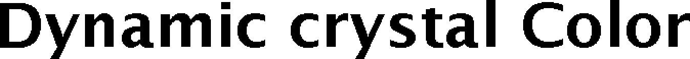 Dynamic Crystal Color Device mark 3621507 Trademark