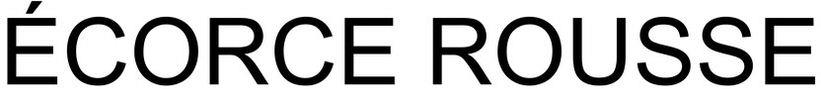 Ecorce Rousse Device mark 3888535 Trademark
