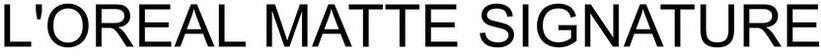 L'oreal Matte Signature Device mark 4115489 Trademark