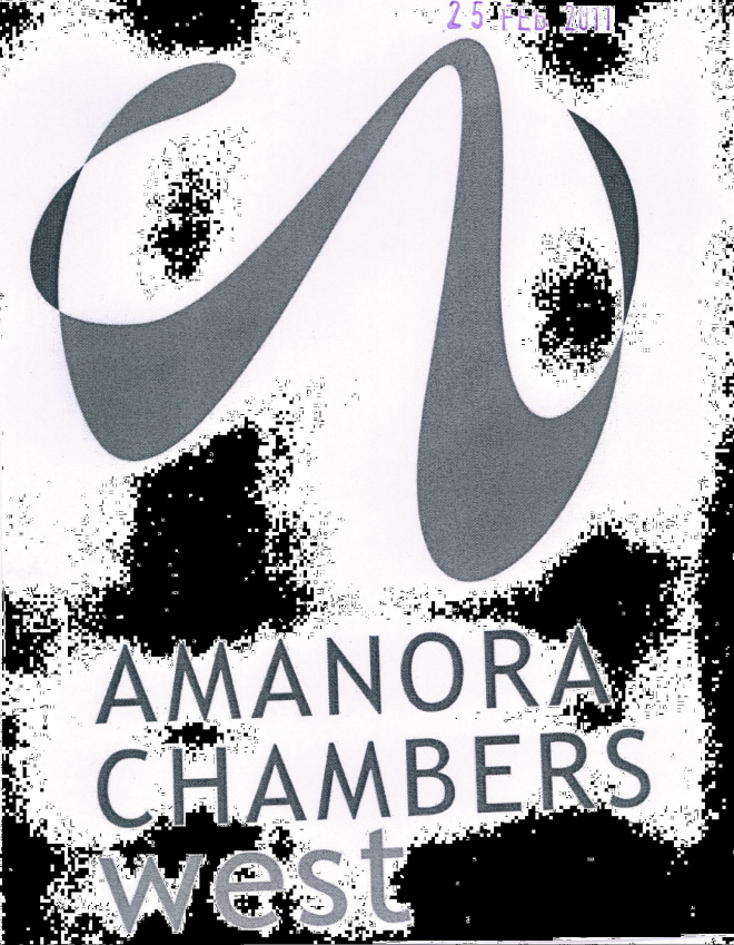 Amanora Chambers West Device mark 2106184 Trademark