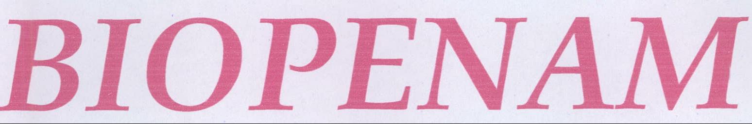 Biopenam Device mark 2084813 Trademark