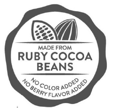 Made From Ruby Cocoa Beans No Color Added No Berry Flavor Added Device mark 4138411 Trademark