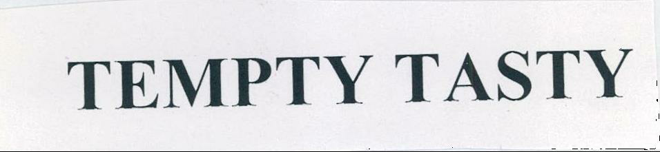 Tempty Tasty Device mark 2160765 Trademark