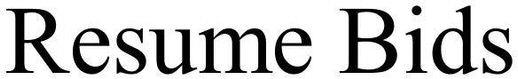 Resume Bids Device mark 3363074 Trademark