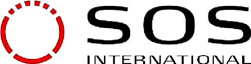 Sos International (with Device) Device mark 3355420 Trademark
