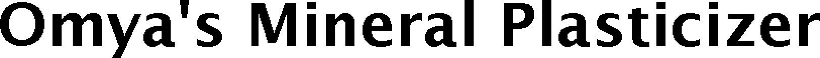 Omya's Mineral Plasticizer Device mark 3238181 Trademark