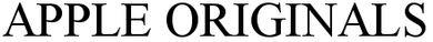 Apple Originals Device mark 4286557 Trademark