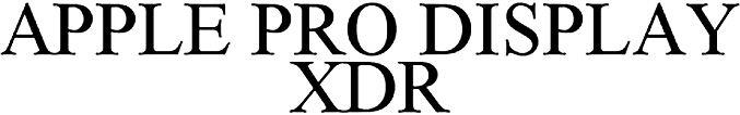 Apple Pro Display Xdr Device mark 4369120 Trademark