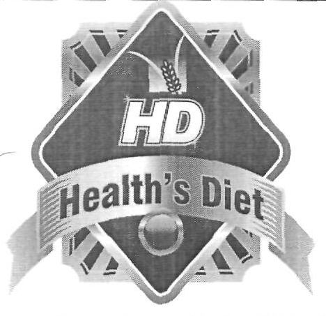 Hd Health's Diet (label) Device mark 2452917 Trademark