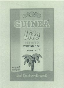 Guinea Lite Refined Vegetable Oil Device mark 2113893 Trademark