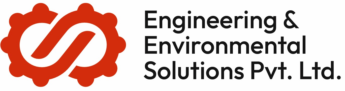 Device In Red Colour With Engineering & Environmental Solutions Pvt. Ltd. Device mark 6571009 Trademark