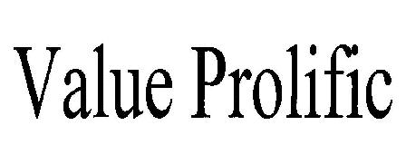Value Prolific (device) Device mark 2336795 Trademark