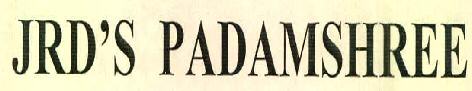 Jrd's Padamshree Device mark 2854355 Trademark