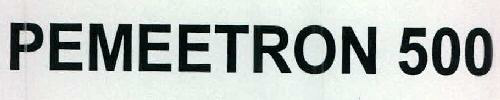 Pemeetron 500 Device mark 2404895 Trademark
