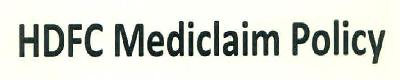 Hdfc Mediclaim Policy Device mark 2936159 Trademark