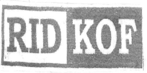 Rid Kof (device) Device mark 2146956 Trademark