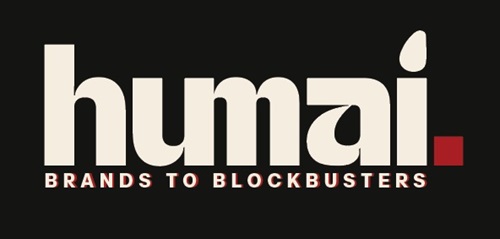 Humai With Tagline Of Brands To Blockbusters Device mark 6574929 Trademark