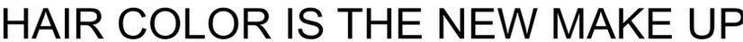 Hair Color Is The New Make Up Device mark 3613561 Trademark