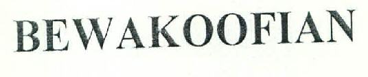 Bewakoofian Device mark 2608269 Trademark