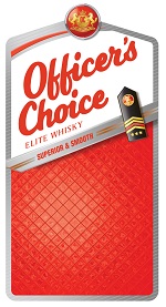 Officer's Choice Elite Whisky Device mark 6582101 Trademark