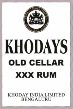 Khodays Old Celler Device mark 6584320 Trademark