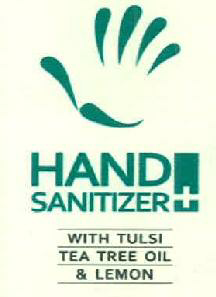 Hand Sanitizer+ With Tulsi Tea Tree Oil & Lemon Device mark 2829264 Trademark