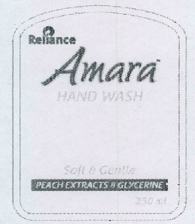 Reliance Amara Hand Wash Device mark 2131293 Trademark