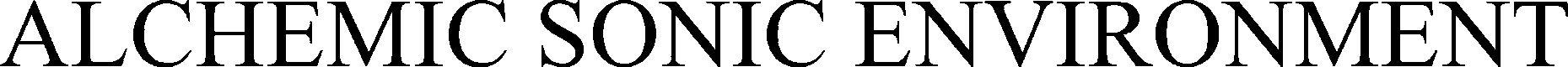 Alchemic Sonic Environment Device mark 3844696 Trademark