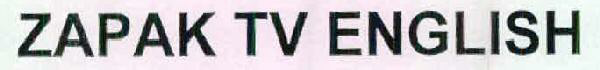 Zapak Tv English Device mark 2537896 Trademark