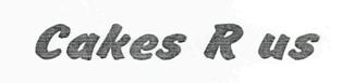 Cakes R Us (label) Device mark 2935957 Trademark