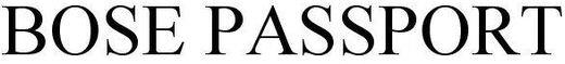 Bose Passport Device mark 3877516 Trademark