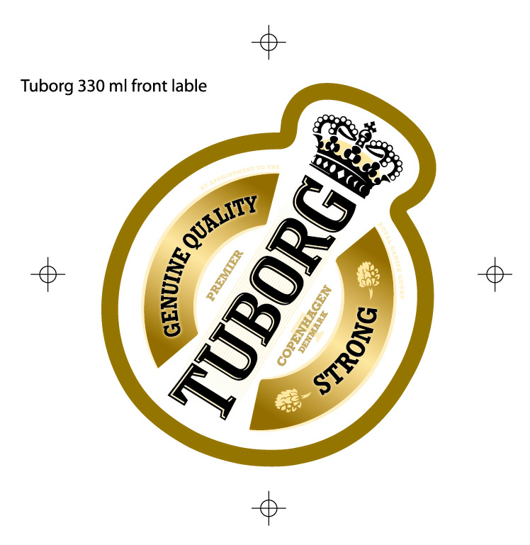 Tuborg Genuine Quality Strong (label) Device mark 2511695 Trademark