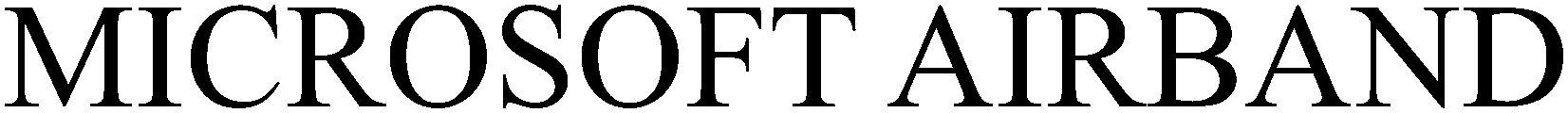 Microsoft Airband Device mark 3924086 Trademark