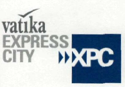 Vatika Expres City Xpc(label) Device mark 2488054 Trademark