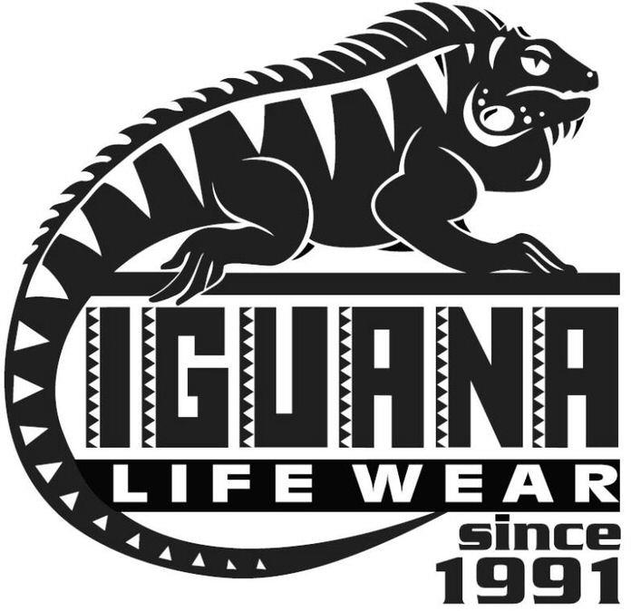 Iguana Life Wear Since 1991 Device mark 3937916 Trademark