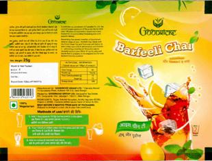 Goodricke Barfeeli Chai (device) Device mark 2523264 Trademark