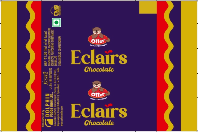 Otter Eclairs - Chocolate Device mark 6188405 Trademark