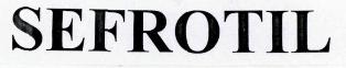 Sefrotil Device mark 2546159 Trademark