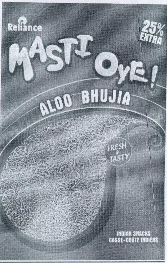Masti Oye! Aloo Bhujia Device mark 2097546 Trademark
