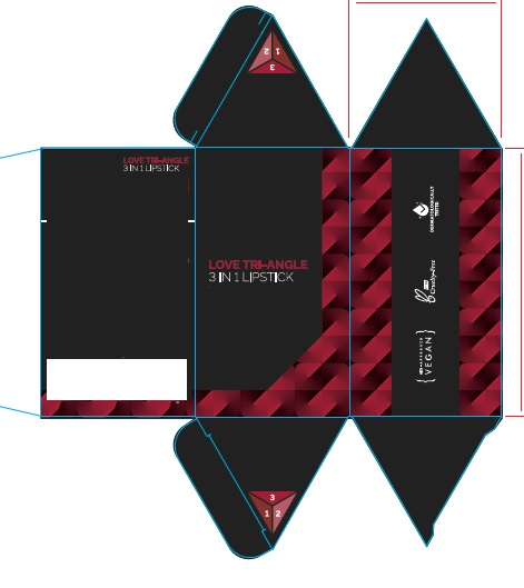 Love Tri-angle 3 In 1 Lipstick (trade Dress) Device mark 6595833 Trademark