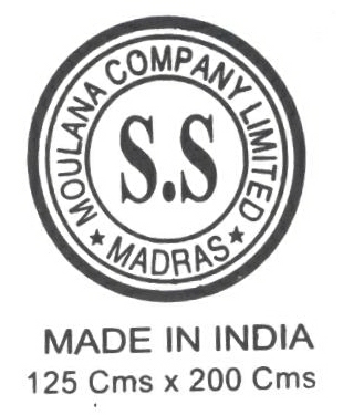 S.s Moulana Company Limited Madras Made In India 125 Cms X 200 Cms Device mark 2281662 Trademark