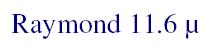 Raymond 11.6 Μ Device mark 2108608 Trademark