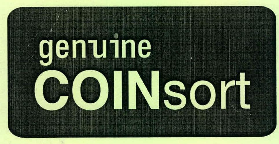 Genuine Coinsort Device mark 2229650 Trademark