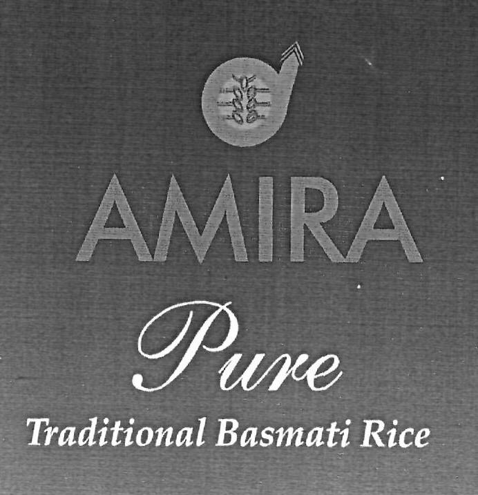 Amira Pure (label) Device mark 2416247 Trademark